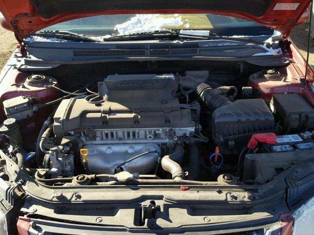 KNAFE121585569896 - 2008 KIA SPECTRA EX RED photo 7