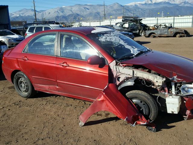 KNAFE121585569896 - 2008 KIA SPECTRA EX RED photo 9