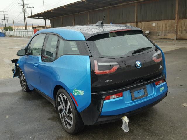 WBY1Z8C54HV889446 - 2017 BMW I3 REX Синий фото 3
