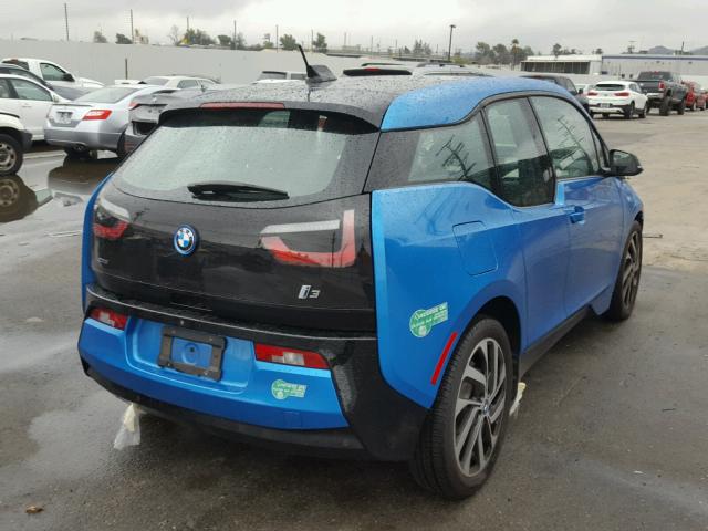 WBY1Z8C54HV889446 - 2017 BMW I3 REX Синий фото 4