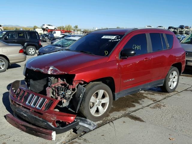 1C4NJDBB9FD282777 - 2015 JEEP COMPASS SP Bordeaux photo 2