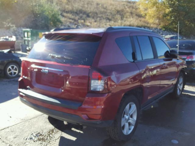 1C4NJDBB9FD282777 - 2015 JEEP COMPASS SP Bordeaux photo 4