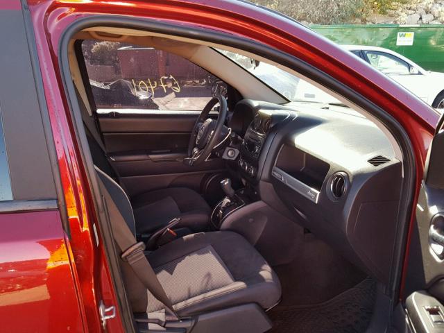 1C4NJDBB9FD282777 - 2015 JEEP COMPASS SP Bordeaux photo 5
