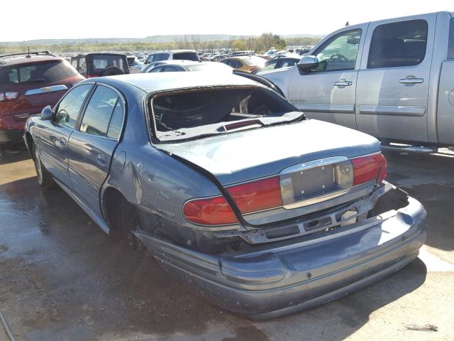 1G4HP54KX1U144491 - 2001 BUICK LESABRE CU BLUE photo 3