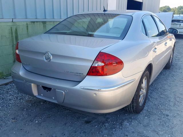 2G4WD582681350195 - 2008 BUICK LACROSSE C SILVER photo 4