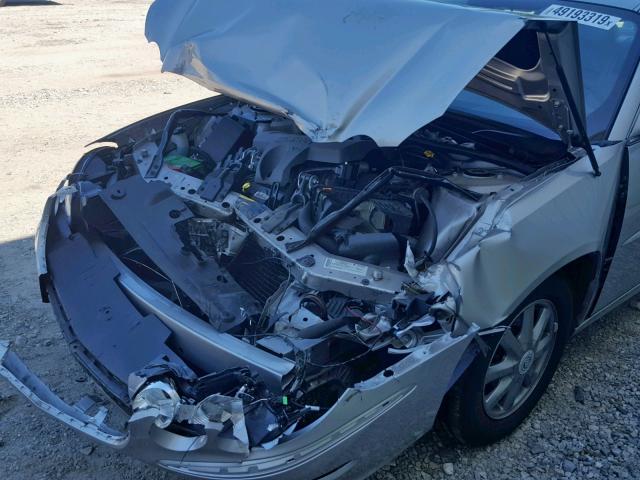 2G4WD582681350195 - 2008 BUICK LACROSSE C SILVER photo 9