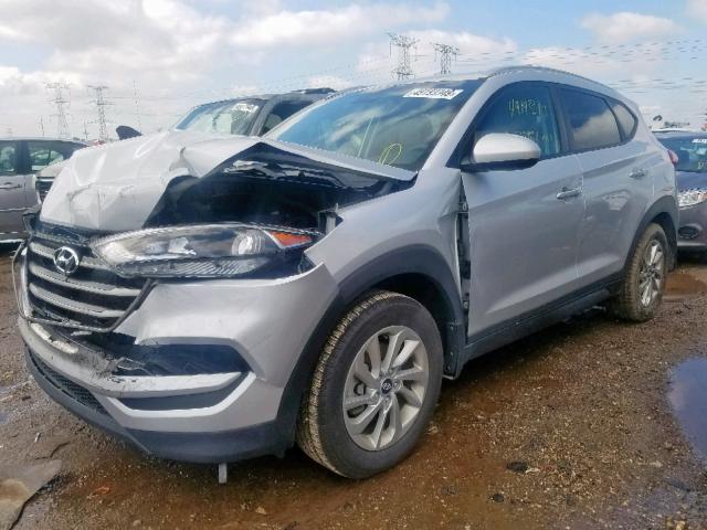 KM8J33A45GU113469 - 2016 HYUNDAI TUCSON LIM SILVER photo 2