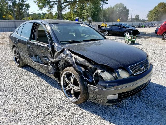 JT8BD69SX30183477 - 2003 LEXUS GS 300 BLACK photo 1