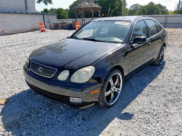 JT8BD69SX30183477 - 2003 LEXUS GS 300 BLACK photo 2