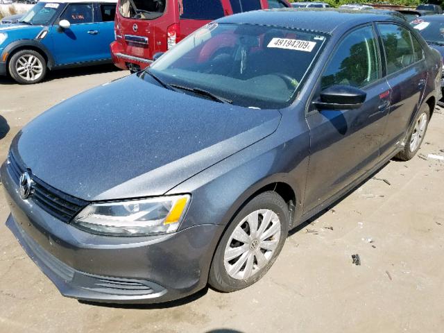 3VW2K7AJ3DM280810 - 2013 VOLKSWAGEN JETTA BASE 灰色 照片 2