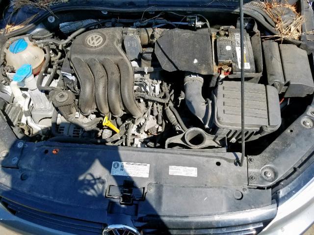 3VW2K7AJ3DM280810 - 2013 VOLKSWAGEN JETTA BASE 灰色 照片 7