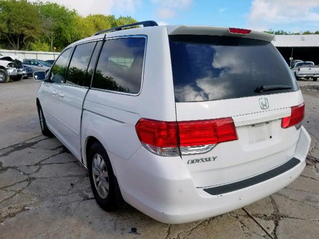 5FNRL3H73AB048225 - 2010 HONDA ODYSSEY EX WHITE photo 3