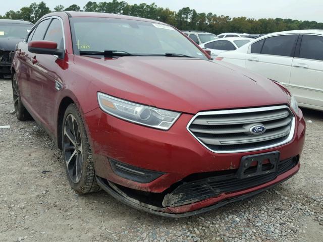 1FAHP2E80EG102380 - 2014 FORD TAURUS SEL RED photo 1