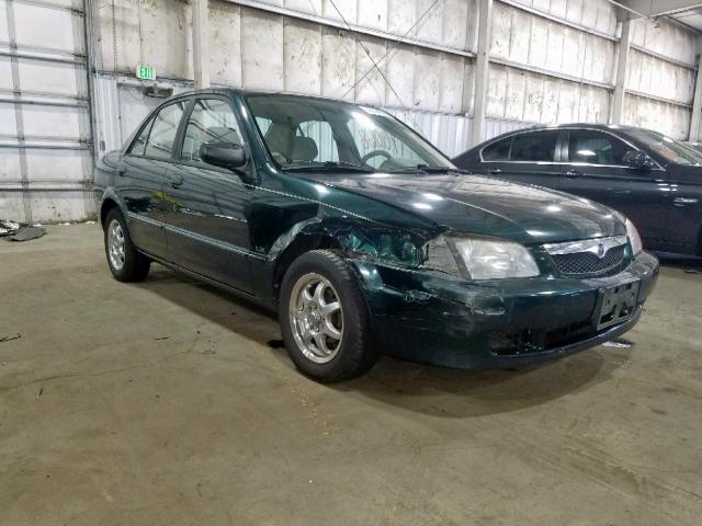 JM1BJ222XY0248400 - 2000 MAZDA PROTEGE DX GREEN photo 1