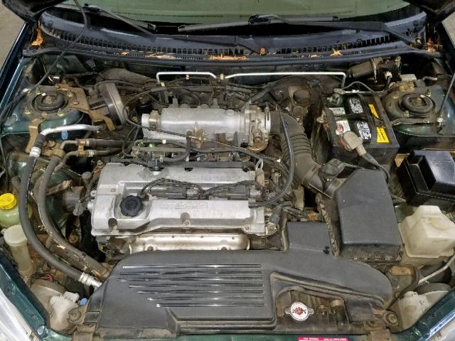 JM1BJ222XY0248400 - 2000 MAZDA PROTEGE DX GREEN photo 7