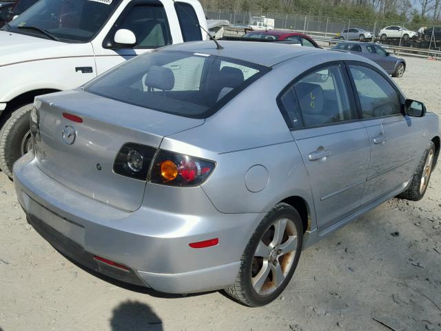 JM1BK323X61476867 - 2006 MAZDA 3 S SILVER photo 4