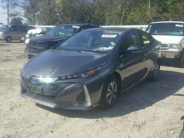 JTDKARFPXH3002122 - 2017 TOYOTA PRIUS PRIM GRAY photo 2