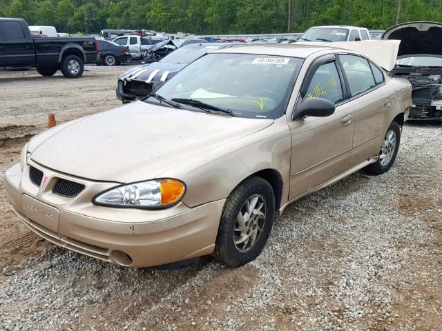 1G2NF52F23C108842 - 2003 PONTIAC GRAND AM S GOLD photo 2