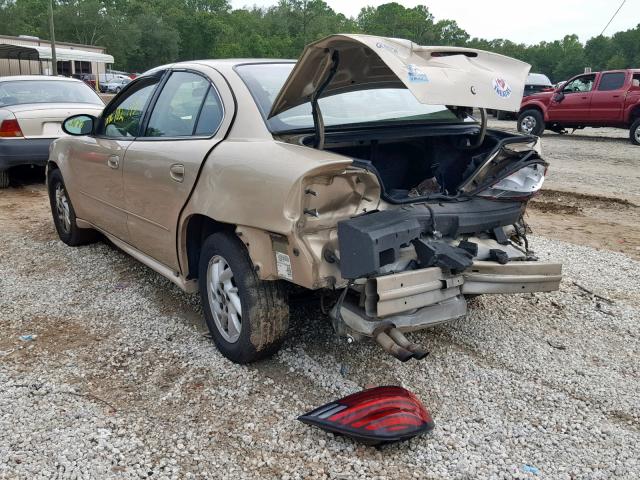 1G2NF52F23C108842 - 2003 PONTIAC GRAND AM S GOLD photo 3