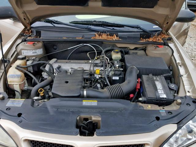 1G2NF52F23C108842 - 2003 PONTIAC GRAND AM S GOLD photo 7