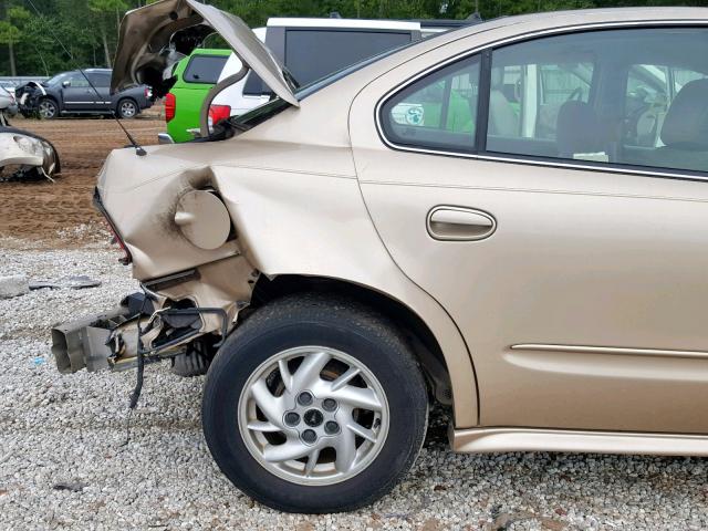 1G2NF52F23C108842 - 2003 PONTIAC GRAND AM S GOLD photo 9