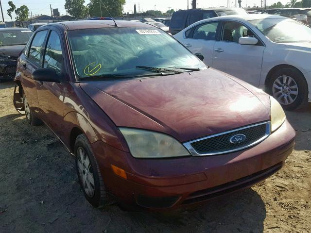 1FAFP34N16W112668 - 2006 FORD FOCUS ZX4 BURGUNDY photo 1