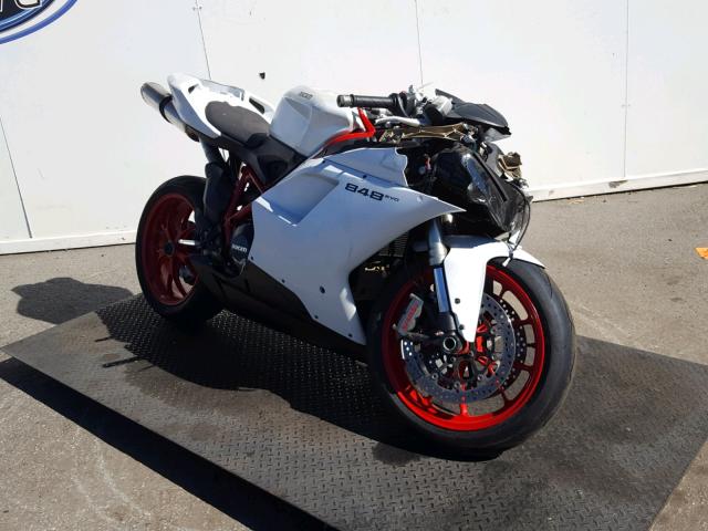 ZDM1XBMV2CB019454 - 2012 DUCATI SUPERBIKE WHITE photo 1