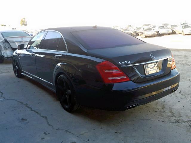 WDDNG7DB8CA443653 - 2012 MERCEDES-BENZ S 550 BLACK photo 3