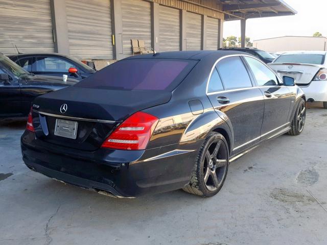 WDDNG7DB8CA443653 - 2012 MERCEDES-BENZ S 550 BLACK photo 4