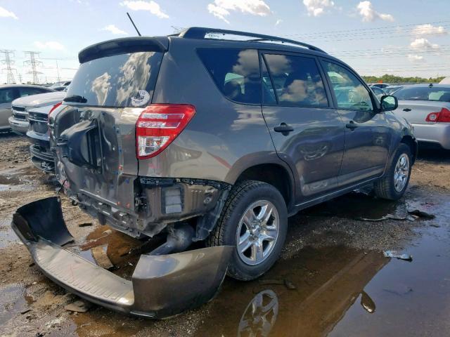 2T3ZF4DV0AW034553 - 2010 TOYOTA RAV4 BROWN photo 4