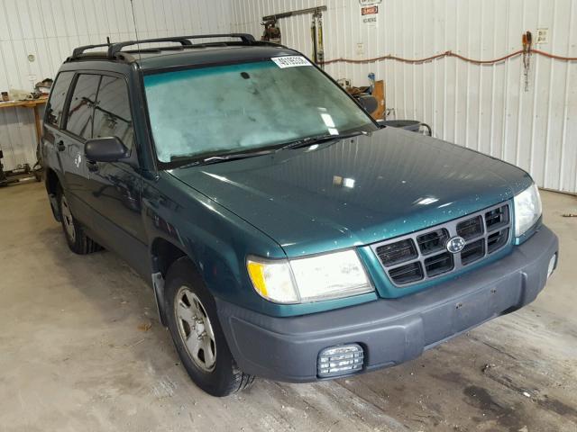 JF1SF6353YH727766 - 2000 SUBARU FORESTER L GREEN photo 1