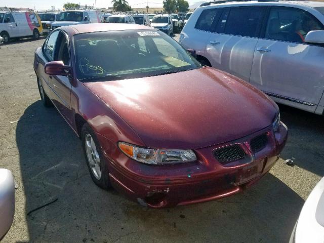 1G2WK52J92F274941 - 2002 PONTIAC GRAND PRIX MAROON photo 1