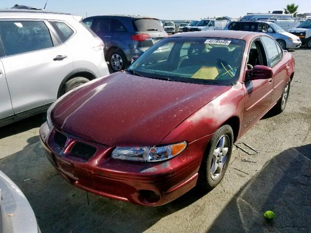 1G2WK52J92F274941 - 2002 PONTIAC GRAND PRIX MAROON photo 2