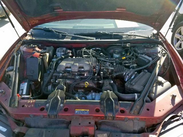 1G2WK52J92F274941 - 2002 PONTIAC GRAND PRIX MAROON photo 7