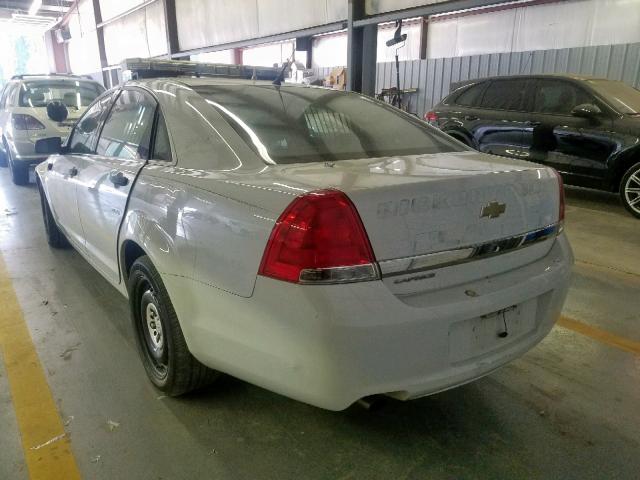 6G1MK5U3XDL827100 - 2013 CHEVROLET CAPRICE PO WHITE photo 3