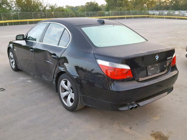 WBANE53596CK81036 - 2006 BMW 525 I BLACK photo 3