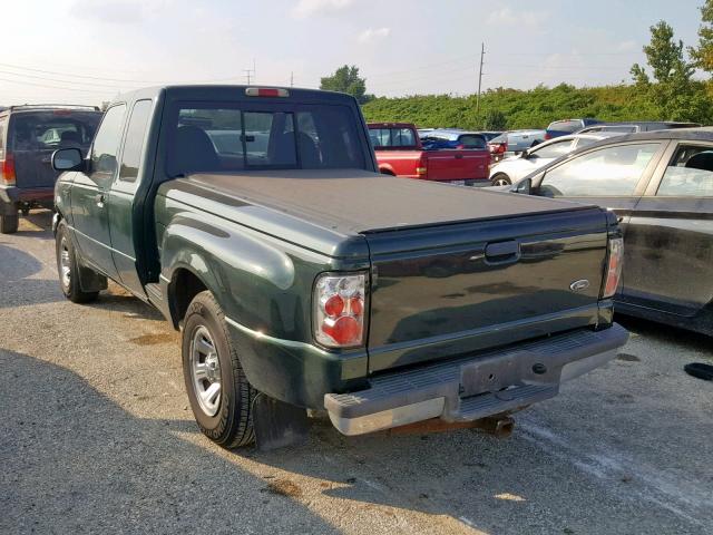 1FTYR44E02TA56608 - 2002 FORD RANGER SUP GREEN photo 3