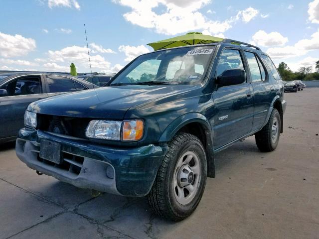 4S6CK58WX14408189 - 2001 HONDA PASSPORT E მწვანე ფოტო 2