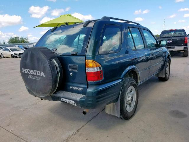 4S6CK58WX14408189 - 2001 HONDA PASSPORT E მწვანე ფოტო 4