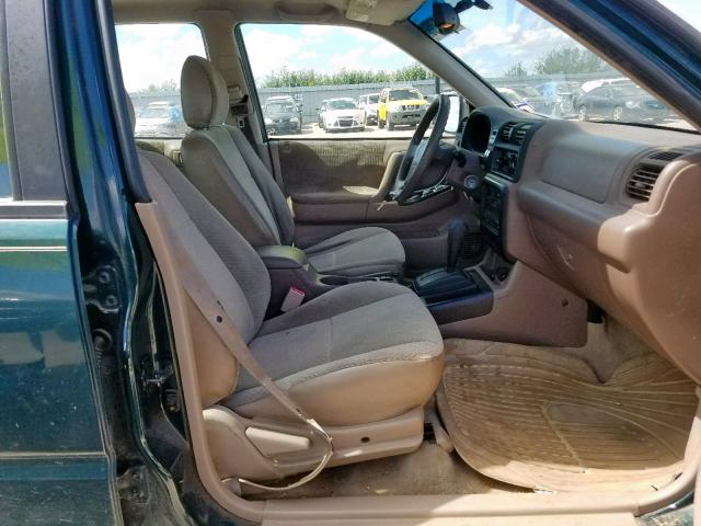 4S6CK58WX14408189 - 2001 HONDA PASSPORT E მწვანე ფოტო 5