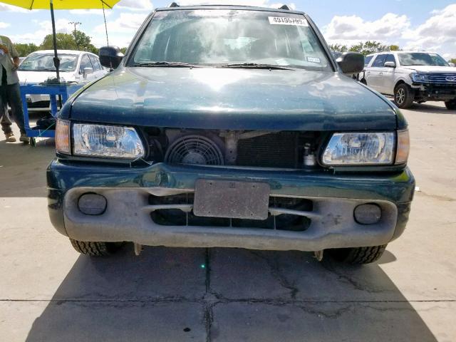 4S6CK58WX14408189 - 2001 HONDA PASSPORT E მწვანე ფოტო 9