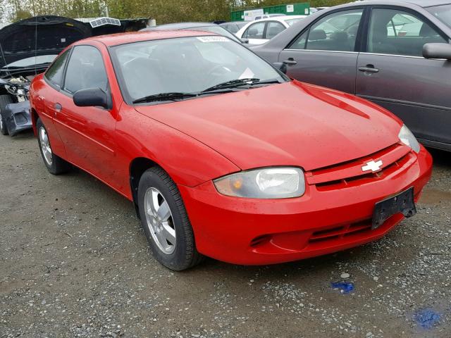 1G1JF12F357122336 - 2005 CHEVROLET CAVALIER L RED photo 1
