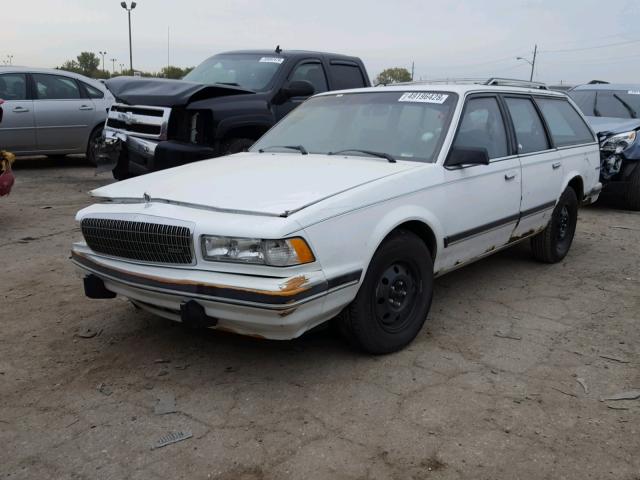 1G4AG85N7P6458494 - 1993 BUICK CENTURY SP WHITE photo 2