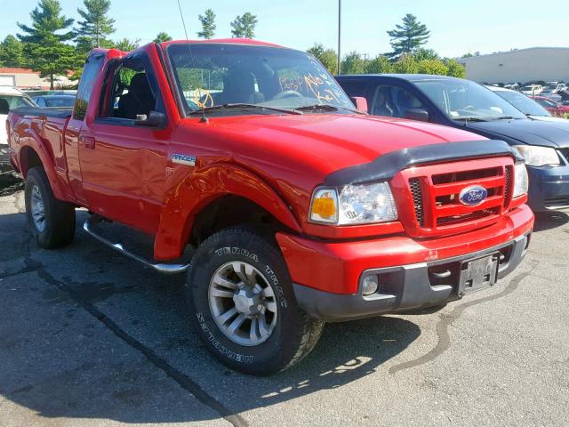 1FTZR45E67PA35636 - 2007 FORD RANGER SUP RED photo 1