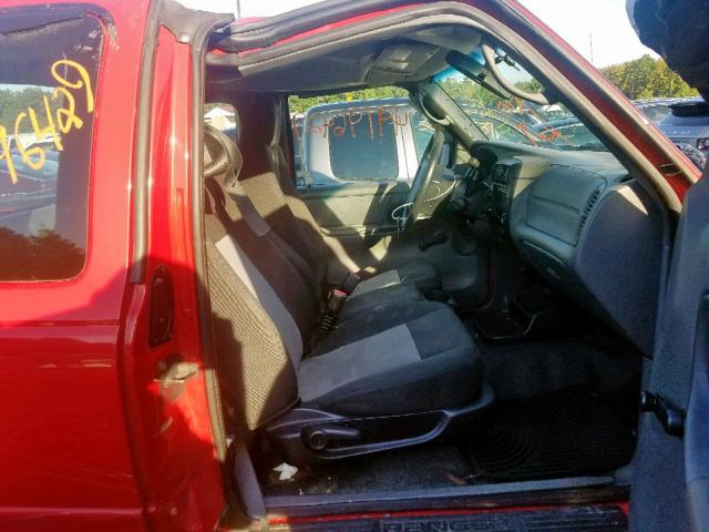 1FTZR45E67PA35636 - 2007 FORD RANGER SUP RED photo 5