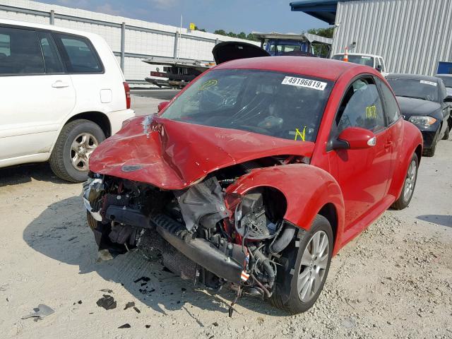 3VWPW31C18M502447 - 2008 VOLKSWAGEN NEW BEETLE წითელი ფოტო 2