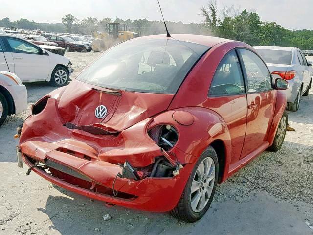 3VWPW31C18M502447 - 2008 VOLKSWAGEN NEW BEETLE წითელი ფოტო 4