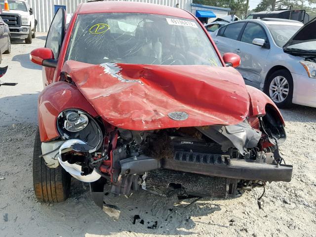 3VWPW31C18M502447 - 2008 VOLKSWAGEN NEW BEETLE წითელი ფოტო 9