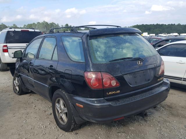 JT6GF10U6X0041465 - 1999 LEXUS RX 300 BLACK photo 3