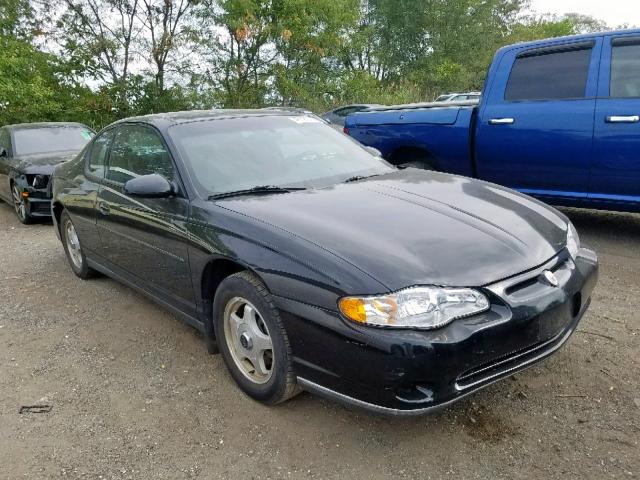 2G1WW12E139348979 - 2003 CHEVROLET MONTE CARL შავი ფოტო 1